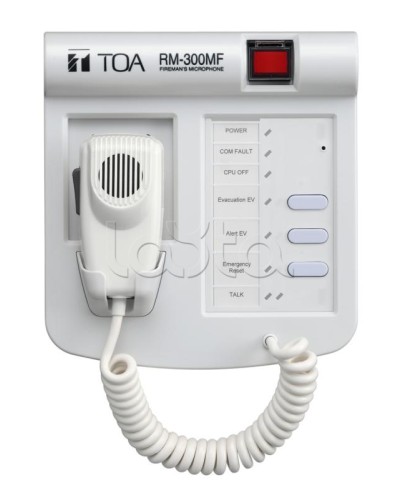 Панель микрофонная пожарная для серии VM-3000 в Санкт-Петербурге Системы оповещения и трансляции TOA Pintop.ru