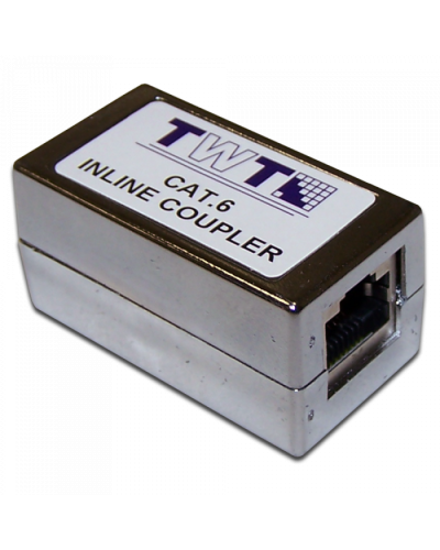 Повторитель портов RJ-45, экранированный, категории 6 TWT (TWT-CP45STP6) в Санкт-Петербурге Проходные адаптеры RJ-45 и разветвители Pintop.ru