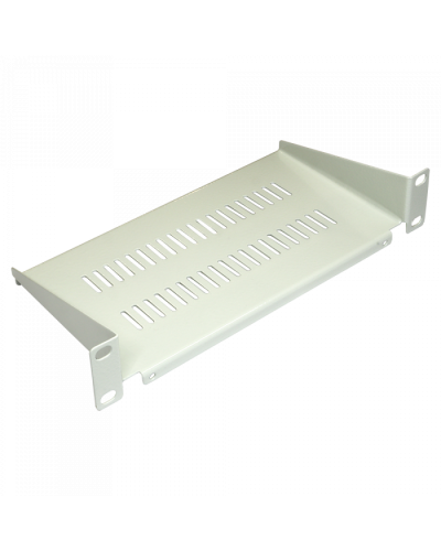 Полка фронтальная для шкафа 10, 1U, глубиной 120 мм, серая TWT (TWT-CBW10-SF120-1U-GY) в Санкт-Петербурге Полки для шкафов и стоек Pintop.ru