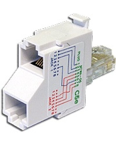 T-адаптер 1 телефонный и 1 компьютерный порт TWT TWT-T-E2-U2 в Санкт-Петербурге Проходные адаптеры Pintop.ru