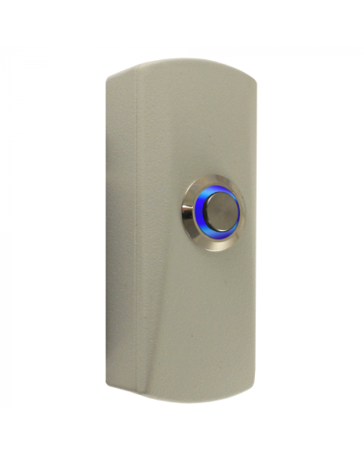 Накладная кнопка выхода с подсветкой Tantos TS-CLICK light (белый) в Санкт-Петербурге Кнопки выхода Pintop.ru