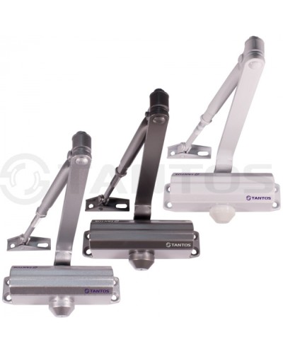 Доводчик дверной Tantos TS-DC085 Freeze (Серебро) в Санкт-Петербурге Доводчики Pintop.ru