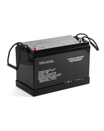 Аккумулятор герметичный Бастион АКБ TEPLOCOM (100Ач) в Санкт-Петербурге Электротехническое оборудование Pintop.ru