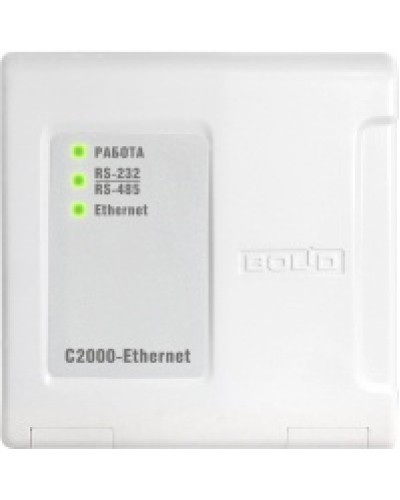 Преобразователь интерфейсов RS-485/RS-232 В Ethernet Болид C2000-Ethernet в Санкт-Петербурге Охранно-пожарное оборудование Pintop.ru