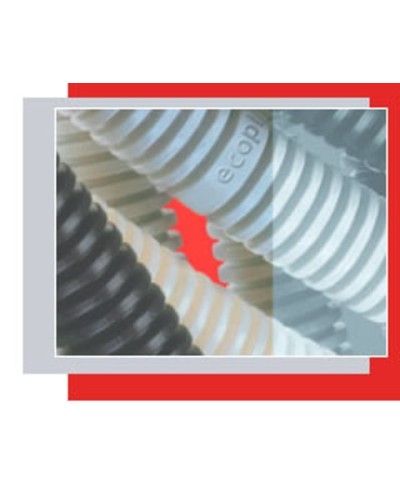 Труба гофр. ПВХ 16 мм (100 м) Экопласт (10016) в Санкт-Петербурге Труба гофрированная Pintop.ru