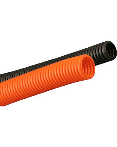 Труба ПНД гофрир. тяжелая, цвет чёрный, диам 32мм Экопласт 21032 в Санкт-Петербурге Труба гофрированная Pintop.ru