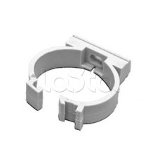 Держатель с защелкой для гофрированной или жесткой гладкой трубы D16 мм, без галогена Экопласт 41616HF