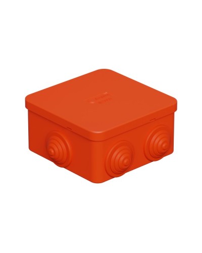 Коробка огн. E110, о/п 85х85х50мм,без галогена, 12 вых., IP55, 9P, оранж. Экопласт (43151HF) в Санкт-Петербурге Распределительные коробки Pintop.ru