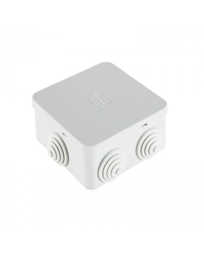 Коробка распределительная о/п, для монтажного пистолета 85х85х50, без галогена, 6 вых, IP44 (44066HF) в Санкт-Петербурге Распределительные коробки Pintop.ru