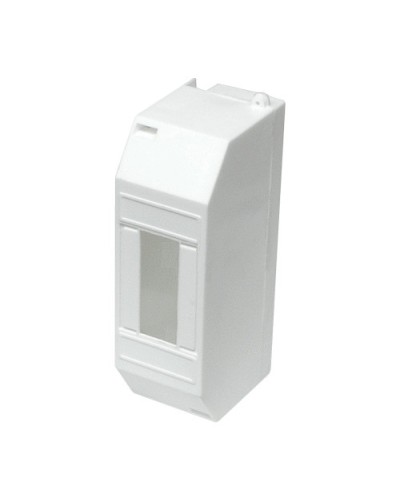 Щиток наружный для автоматических выключателей под 1-2 модуля (белый) Экопласт 44917 в Санкт-Петербурге Боксы для автоматов Pintop.ru