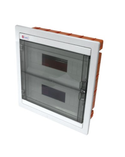 Щиток скрытой установки, 24 модулей, IP40 Экопласт 46024 в Санкт-Петербурге Боксы для автоматов Pintop.ru