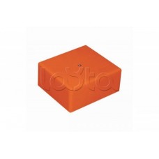 Коробка огн. с глад. стенками,без галогена, заземление, IP41, 4P, (1,5-4мм2)(оранж) ОКЛ Экопласт 46121PE-HF