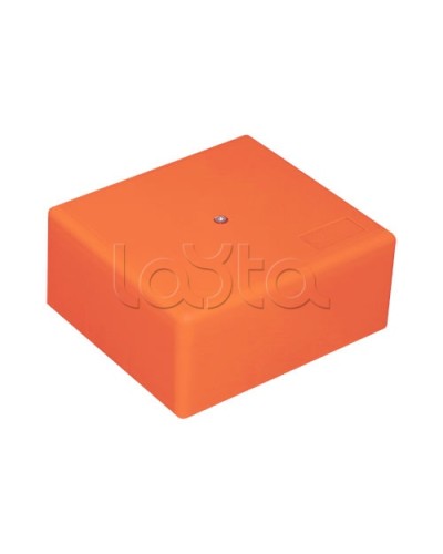 Коробка огн. с глад. стенками,без галогена, IP41, 5P, (1,5-6мм2) (оранж) ОКЛ Экопласт (46231HF) в Санкт-Петербурге Коробки (ОКЛ) Экопласт Pintop.ru