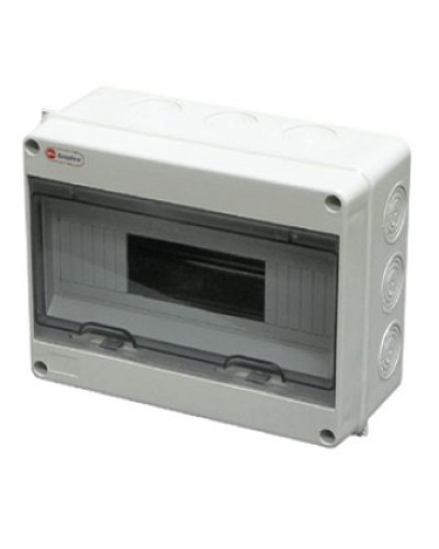 Шкаф настенный, 18 модулей, IP65 Экопласт 46418 в Санкт-Петербурге Боксы для автоматов Pintop.ru