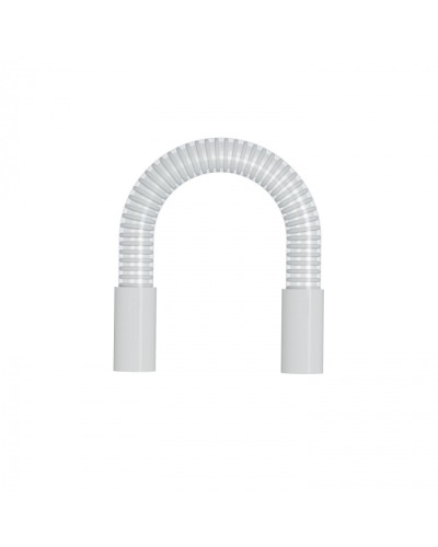 Гибкий переход для трубы диам. 25мм, длина 30см, цвет белый (49415W) в Санкт-Петербурге Повороты, муфты, тройники Pintop.ru