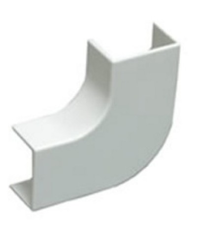 Угол плоский плавный стандарт TIA 20x10 мм Экопласт 72301R в Санкт-Петербурге Аксессуары для кабель-канала Pintop.ru