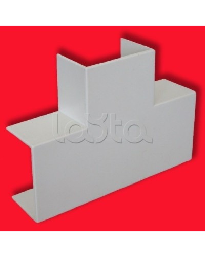 Угол Т-образный для кабель-канала МЕХ, для сечения 60/3x16 Экопласт 72412 в Санкт-Петербурге Аксессуары для кабель-канала Pintop.ru