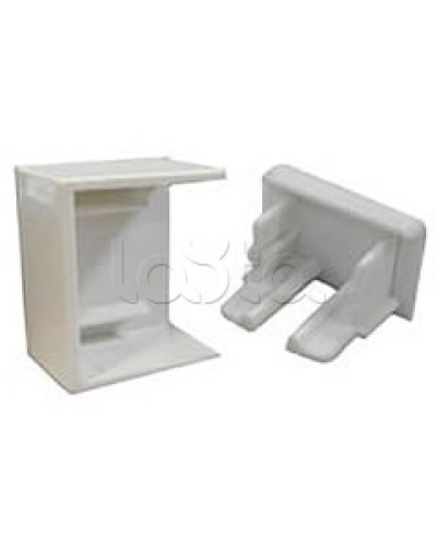 Заглушка для кабель-канала МЕХ, для сечения 40x16 Экопласт 72806 в Санкт-Петербурге Аксессуары для кабель-канала Pintop.ru