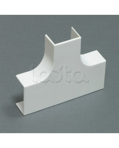 Тройник плавный стандарт TIA 60х40 мм Экопласт 76415R в Санкт-Петербурге Аксессуары для кабель-канала Pintop.ru