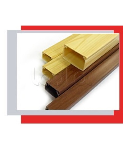 Миниканал 25x25 серия MEX с текстурой дерева (сосна) Экопласт 77015Р-2 в Санкт-Петербурге Кабель-канал Pintop.ru