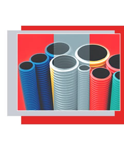 Труба для прокладки кабеля под землей D90мм (внешн.) Экопласт 80090 в Санкт-Петербурге Труба гофрированная Pintop.ru