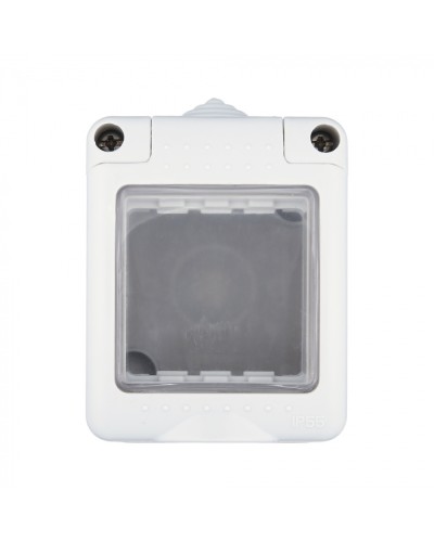 Коробка для о/п, герметичная с прозрачной, силиконовой панелью, 45х45мм IP55 (серый) LK45 (855003) в Санкт-Петербурге Распределительные коробки Pintop.ru