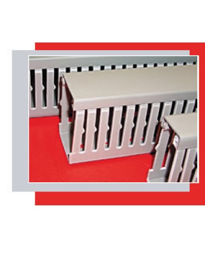 Короб перфорированный 60х100 мм (серый) Экопласт СР-Е184 в Санкт-Петербурге Кабель-канал Pintop.ru