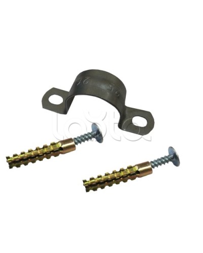 Дюбель-хомут клоп (двухлапковый) (25-26 мм) 100шт Гефест в Санкт-Петербурге Крепеж: Дюбели, шурупы, саморезы Pintop.ru