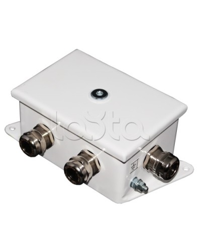 Коробка монтажная огнестойкая Гефест КМ-О (12к)-IP66-d, четыре ввода 120х80х68 в Санкт-Петербурге Распределительные коробки Pintop.ru