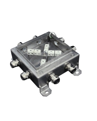 Коробка монтажная огнестойкая Гефест КМ-О (16к*10,0)-IP66 1515нерж, 8 вводов в Санкт-Петербурге Распределительные коробки Pintop.ru