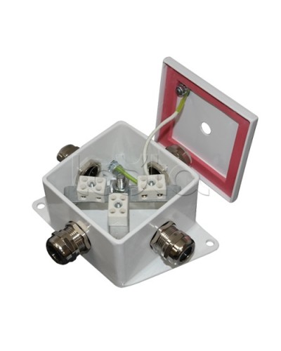 Коробка монтажная огнестойкая Гефест КМ-О (2к*10,0)-IP66, два ввода 80х80х68 в Санкт-Петербурге Распределительные коробки Pintop.ru