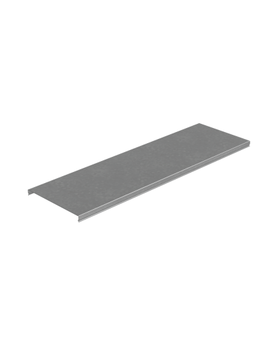 Крышка лотка 200х1,0 L2000 мм ПЛЮС КМ-Профиль (KLplus200-1.0-2000) в Санкт-Петербурге Аксессуары для лотков Pintop.ru