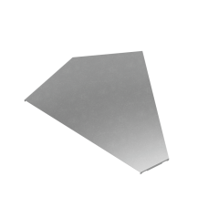 Крышка горизонтального угла 45 гр. 600 мм "ПЛЮС" INOX304 КМ-Профиль (KGLplus45-600 INOX304)