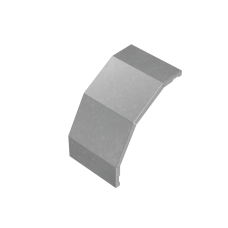 Крышка внешнего вертикального угла 90 гр. 150 мм "ПЛЮС" INOX304 КМ-Профиль (KVLplus90-150 INOX304)