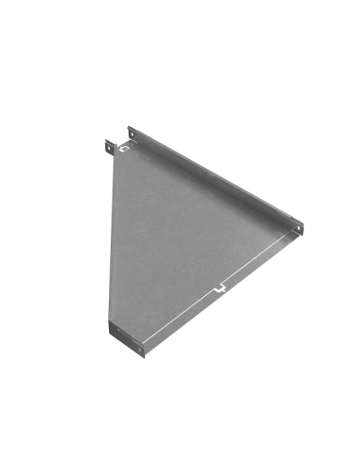 Переходник правый 50х100-600 мм ПЛЮС HD КМ-Профиль (PDplus50-100-600-R HD) в Санкт-Петербурге Аксессуары для лотков Pintop.ru