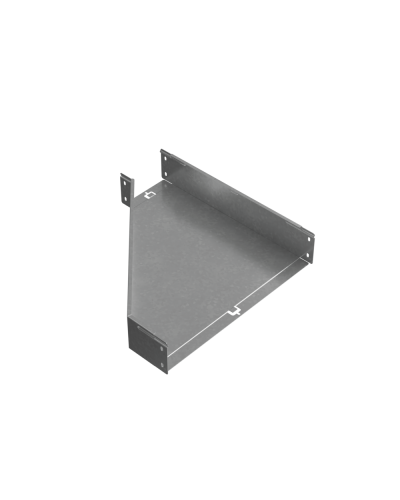 Переходник правый 100х150-500 мм ПЛЮC INOX304 КМ-Профиль (PDplus100-150-500-R INOX304) в Санкт-Петербурге Аксессуары для лотков Pintop.ru