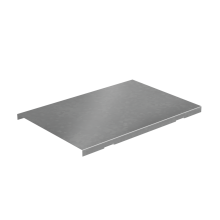 Крышка угла вертикального внешнего 400 мм с разворотом трассы на 90 гр. "ПЛЮС" HD85 КМ-профиль (KVLPDplus90-400 HD85)