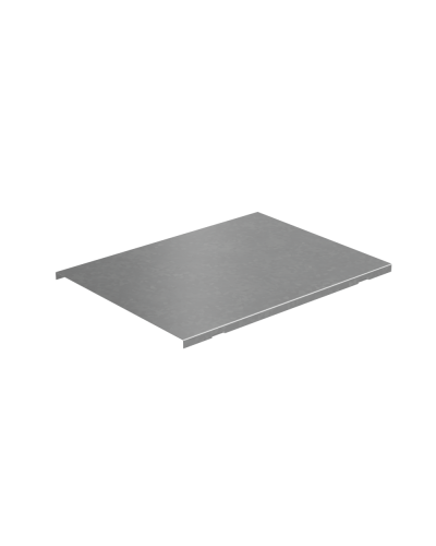 Крышка на вертикальный Т-ответвитель переходник 400-150 мм с разворотом трассы на 90 гр. ПЛЮС (нижняя часть меньше исходной) КМ-Профиль (KTDPSplus90-400-150) в Санкт-Петербурге Аксессуары для лотков Pintop.ru