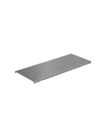 Крышка на вертикальный Т-ответвитель переходник 200-400 мм с разворотом трассы на 90 гр. ПЛЮС (нижняя часть больше исходной) КМ-Профиль (KTDPVplus90-200-400) в Санкт-Петербурге Аксессуары для лотков Pintop.ru