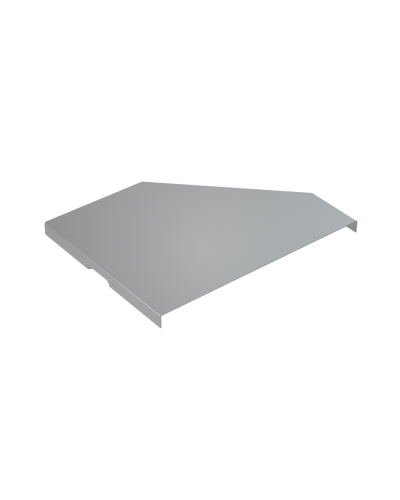 Крышка переходника левого 100-200 мм КМ-Профиль (KPD100-200-L) в Санкт-Петербурге Аксессуары для лотков Pintop.ru