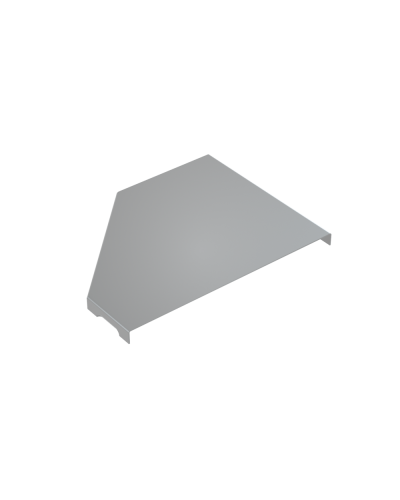 Крышка переходника правого 50-150 мм КМ-Профиль (KPD50-150-R) в Санкт-Петербурге Аксессуары для лотков Pintop.ru