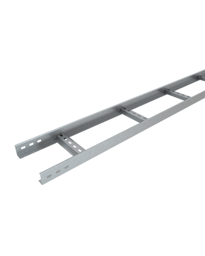 Лоток лестничный 50х100х1,2 L2500 мм HD КМ-Профиль (LL50-100-1.2-2500 HD) в Санкт-Петербурге Кабельные лотки Pintop.ru