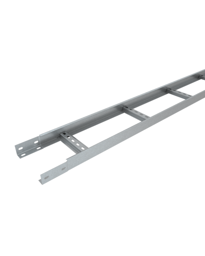 Лоток лестничный 50х100х1,2 L2000 мм Быстрый монтаж HD85 КМ-профиль (LLS50-100-1.2-2000 HD85) в Санкт-Петербурге Кабельные лотки Pintop.ru
