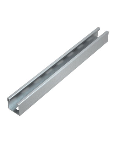 Страт-профиль 41х41 L2300 мм s:1,5 КМ-Профиль (STP41-41-2300) в Санкт-Петербурге Аксессуары для лотков Pintop.ru