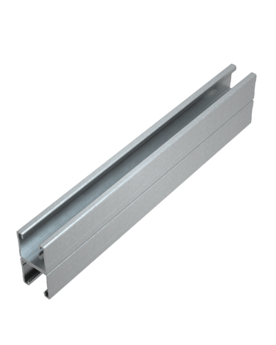 Страт-профиль двойной 41х41 L1400 мм s:2,5 КМ-Профиль (2STPU41-41-1400) в Санкт-Петербурге Аксессуары для лотков Pintop.ru