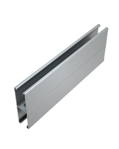 Страт-профиль двойной 41х72 L5500 мм s:1,5 HD85 КМ-профиль (2STP41-72-5500 HD85) в Санкт-Петербурге Аксессуары для лотков Pintop.ru