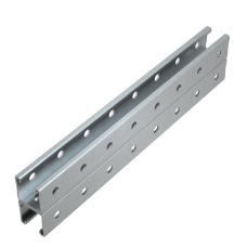 Страт-профиль двойной 41х41 L2100 мм s:3,0 (тройная перфорация) КМ-Профиль (2STPV41-41-2100 3P)