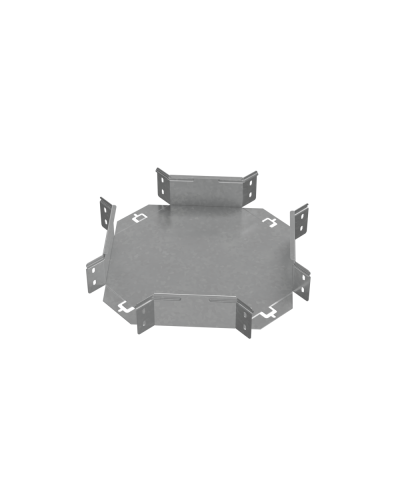 Х-разветвитель 80х150 мм ПЛЮС INOX304 КМ-Профиль (XDplus80-150 INOX304) в Санкт-Петербурге Аксессуары для лотков Pintop.ru