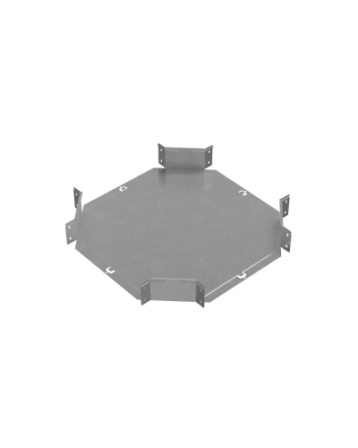 Х-разветвитель 100х400 мм ПЛЮС HD85 КМ-профиль (XDplus100-400 HD85) в Санкт-Петербурге Аксессуары для лотков Pintop.ru