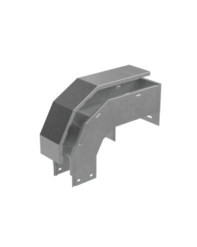 Т-ответвитель крышка верт. вниз 100х150х150 мм ПЛЮС КМ-Профиль (OKTDplus100-150-150) в Санкт-Петербурге Аксессуары для лотков Pintop.ru